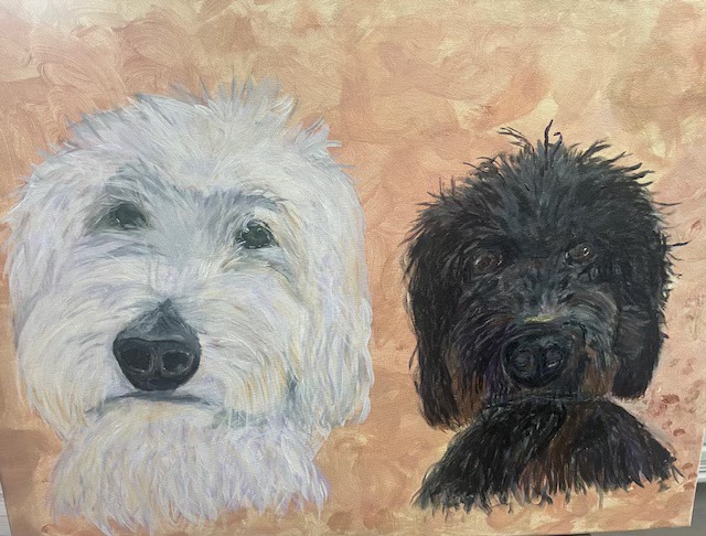 Featured painting by Carolyn Art Studio